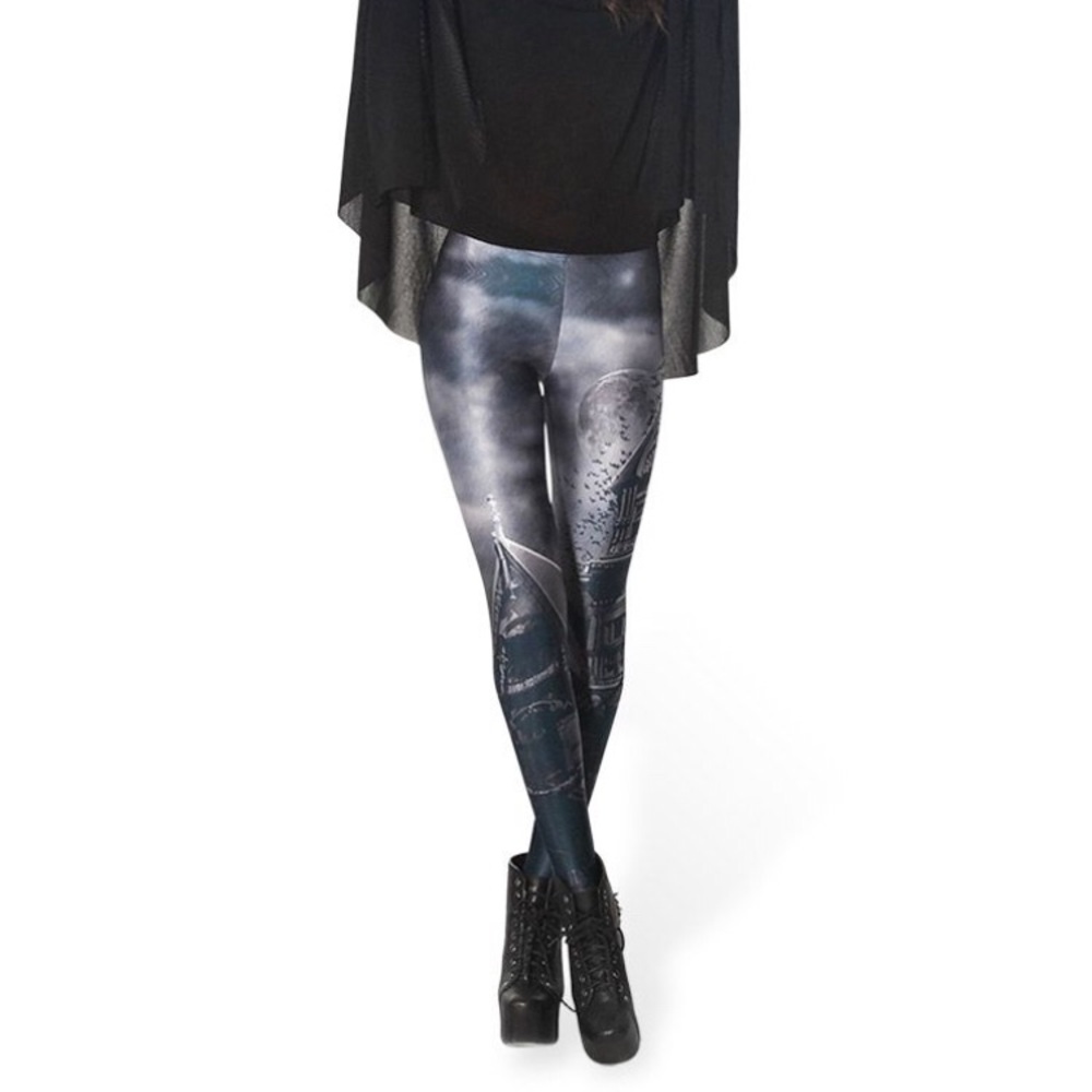 BlackMilk Haunted House Leggings